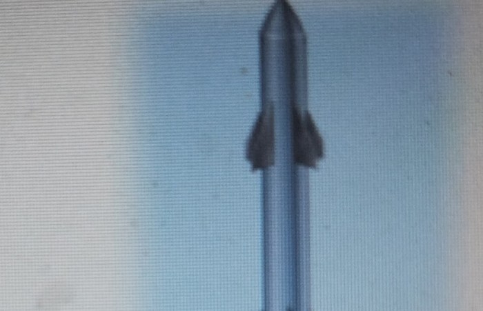 The acceleration of a rocket traveling upward is given by