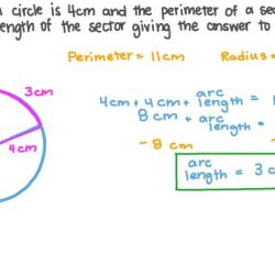 Arc length and sector area matching activity answer key